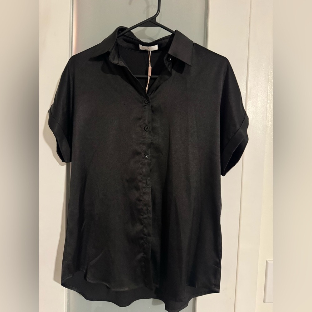Black Button-Up Shirt